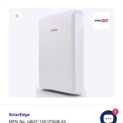 SolarEdge 10kWh Home Battery 400V UBAT-10K1PS0B-03