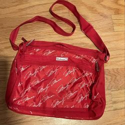 Red Shoulder Bag With Lots Of Space 