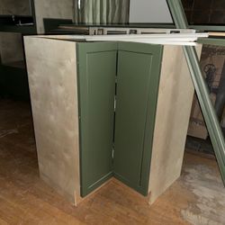 Cabinet Lazy Susan, 33"W x 34 1/2"H x 24"D Solid Maple