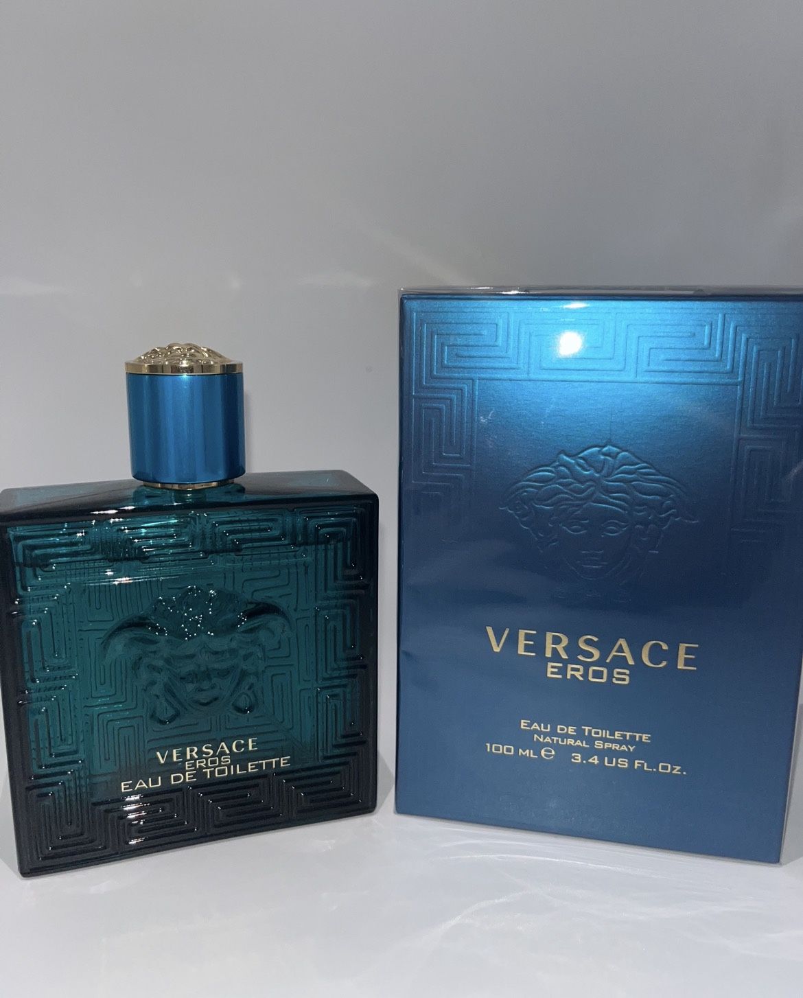 Versace Eros Cologne Perfume For Men 3.4 Oz EDT Spray