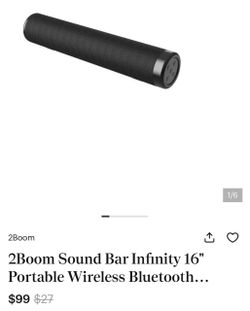 2Boom Infinity 16" Portable Bluetooth Speaker