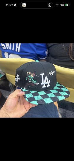 Demon Slayer x Dodgers Hat 8/15 Giveaway SGA MLB Los Angeles Official - IN HAND