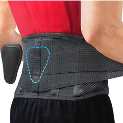 Sparthos Back Brace for Lower Back Pain - Immediate Relief from Sciatica, Herniated Disc, Scoliosis - Breathable Design With Lumbar Support Pad - For 