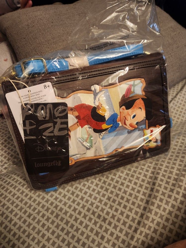Disney Pinocchio Loungefly Crossbody Bag