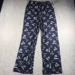 Dallas Cowboys NFL Men’s Medium Navy Blue Sleepwear Pajama Pants NWT #970