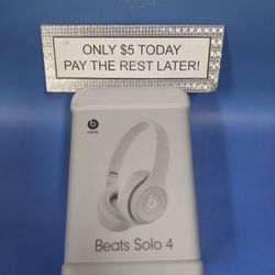 Beats Solo 4 Headphones Brand New - 5 Dollars Down No Credit Needed! 