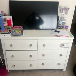 White dresser
