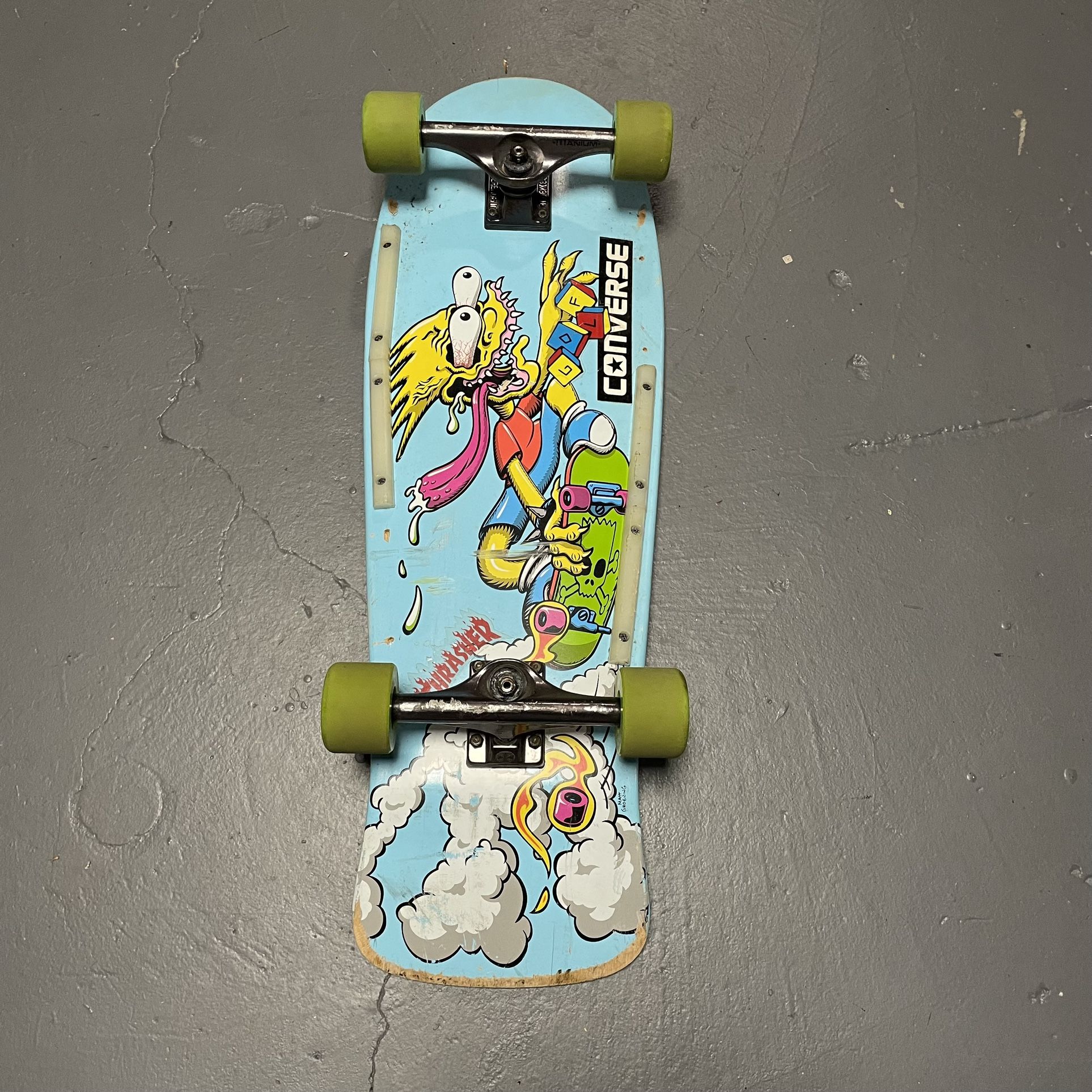 Santa Cruz x Simpsons Bart Slasher Skateboard 
