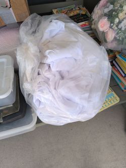 All white table clothes