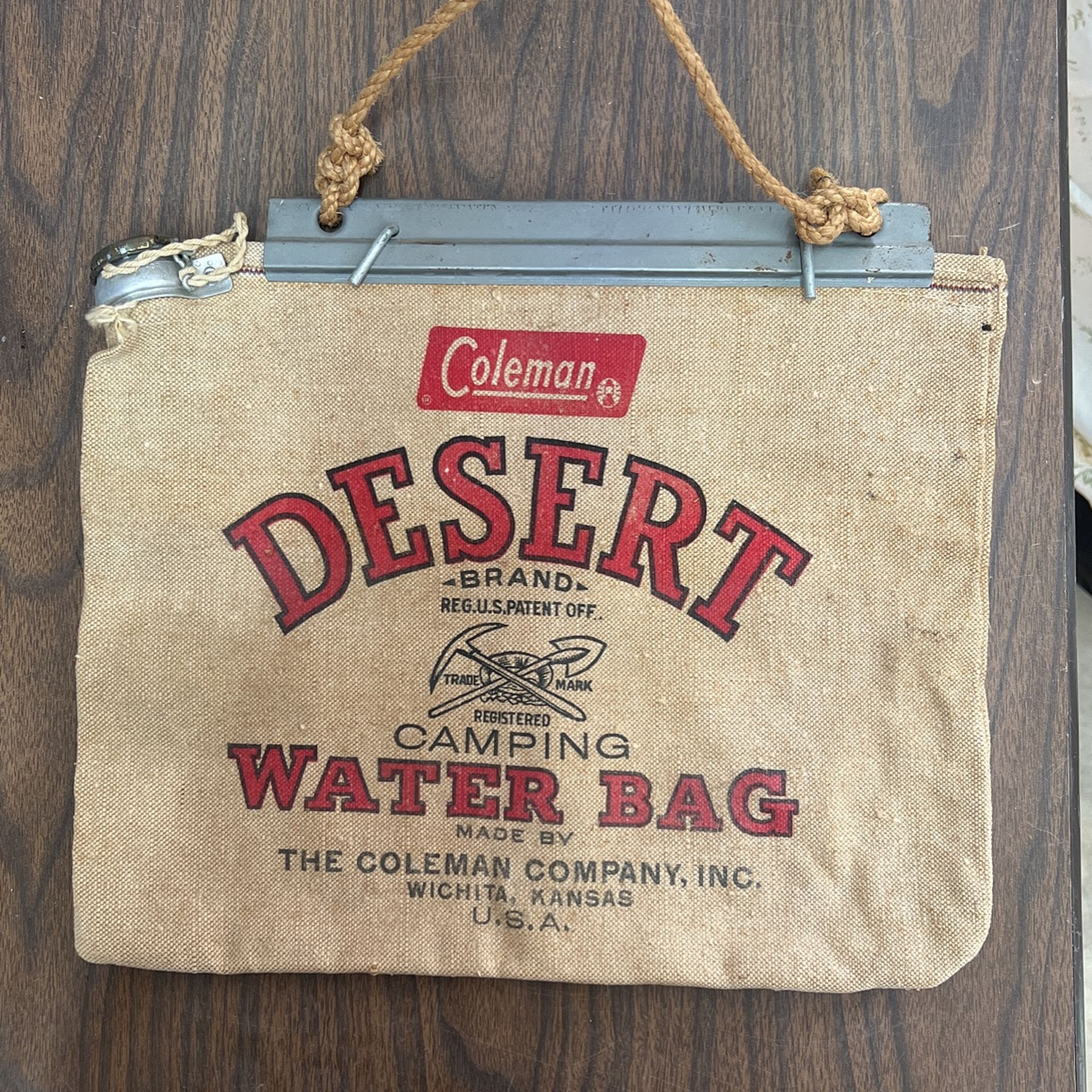 Vintage Coleman Desert Water Bag