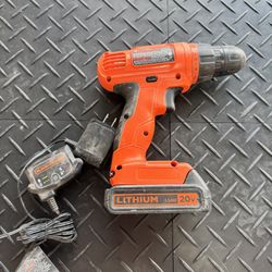 Black & Decker cordless drill