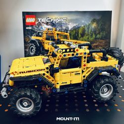 Lego Technic: Yellow Jeep Wrangler Rubicon Set 42122