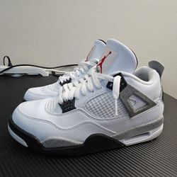 Jordan 4s Retro White Cement