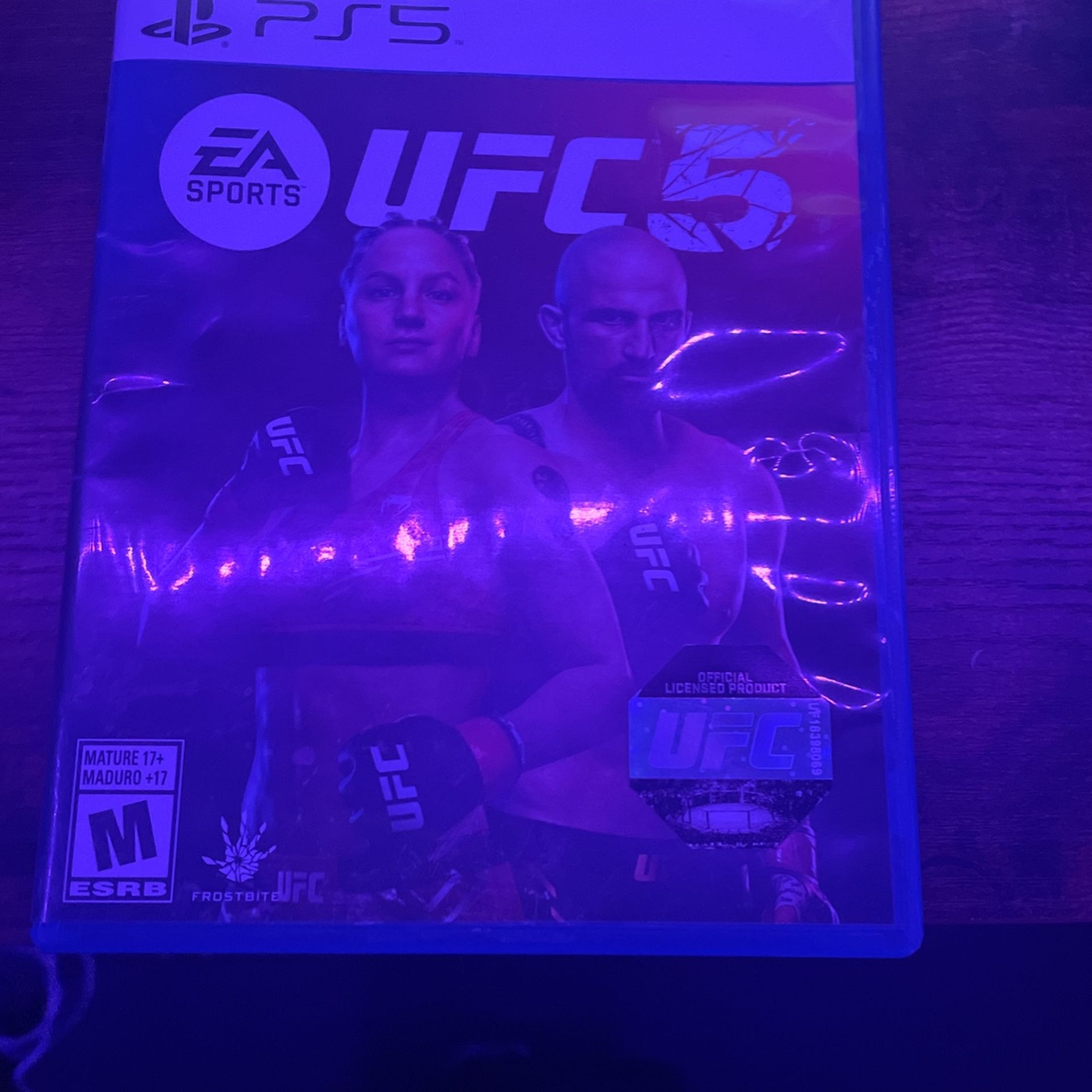 PS5 UFC 5 disc