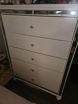 White dresser