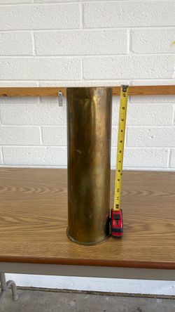 1943 - 105 MM Brass Artillery Shell