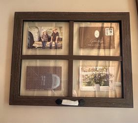 Cynthia Rowse Rustic Window-Style 4-Photo Frame