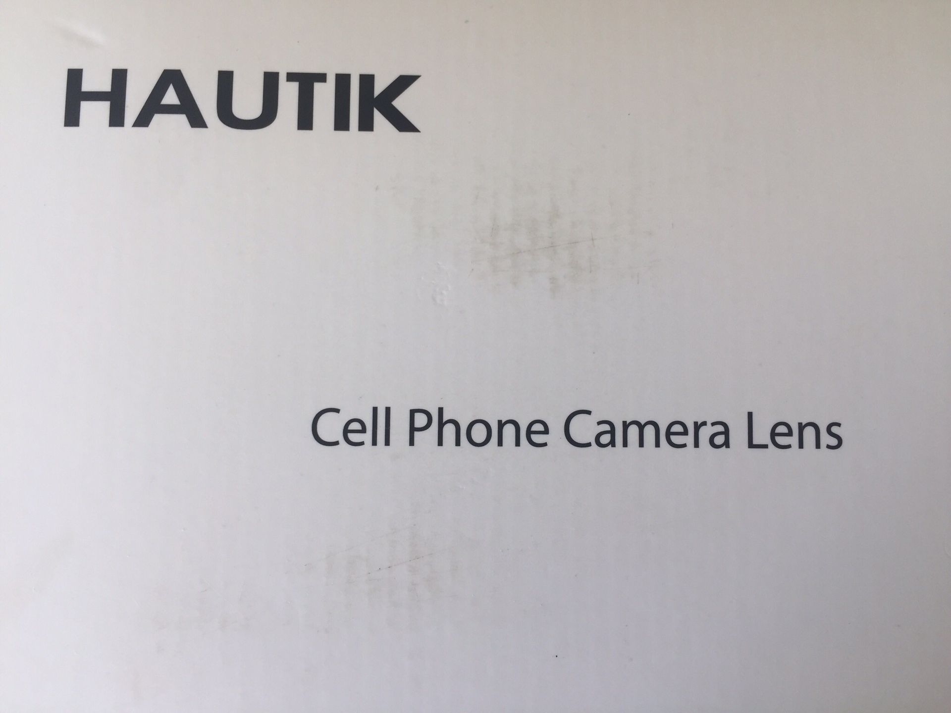 NEW Hautik Cell Phone Camera Lens with Tripod Remote Lens Cover Accessories