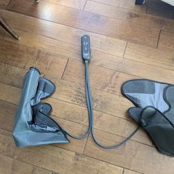 Leg compression/massager for circulation
