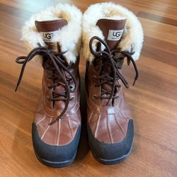 UGG Men's Butte Waterproof Leather Suede Boots Worcester 5521 Size 12 US DD456
