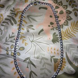 Italian 925 Sterling Silver 9mm Cuban Link Curb Chain 