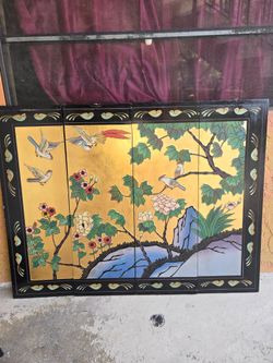 4 Panel Oriental Wall Art