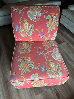 Leopold Persimmon Armless Chair