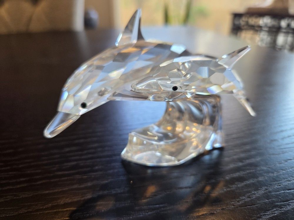 Swarovski SCS 1990 Annual Edition "Lead Me - The Dolphins"