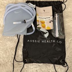New Aussie Health Co Non-Toxic Silicone Enema Bag Kit
