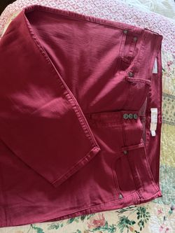 Torrid Red Capri Jeggings Sz 22
