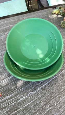 Two Gold Panning Trays