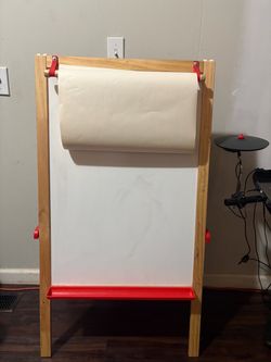 IKEA Kids Wooden Art Easel with Paper Roll Holder