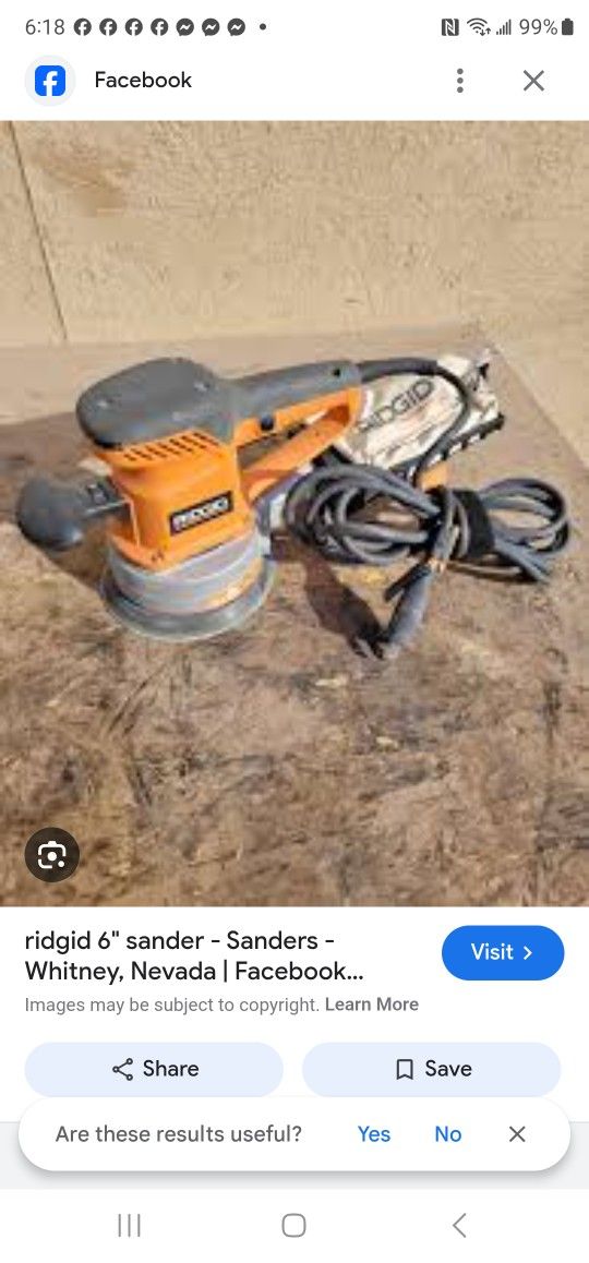 ridged sander