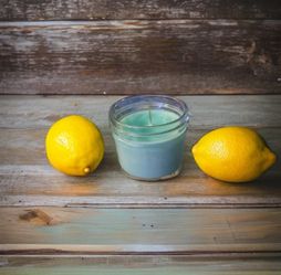 Scented Candle Soy Wax (Lemon)
