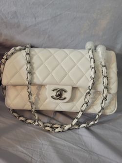 White handbag