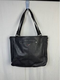 Jewell Faux Alligator Leather Tote Purse