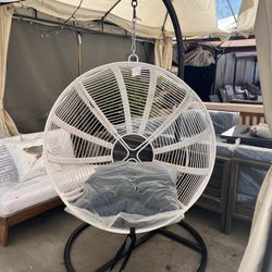 Wicker Patio Swing