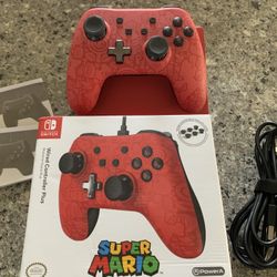 Super Mario Nintendo Switch Wired Controller Plus