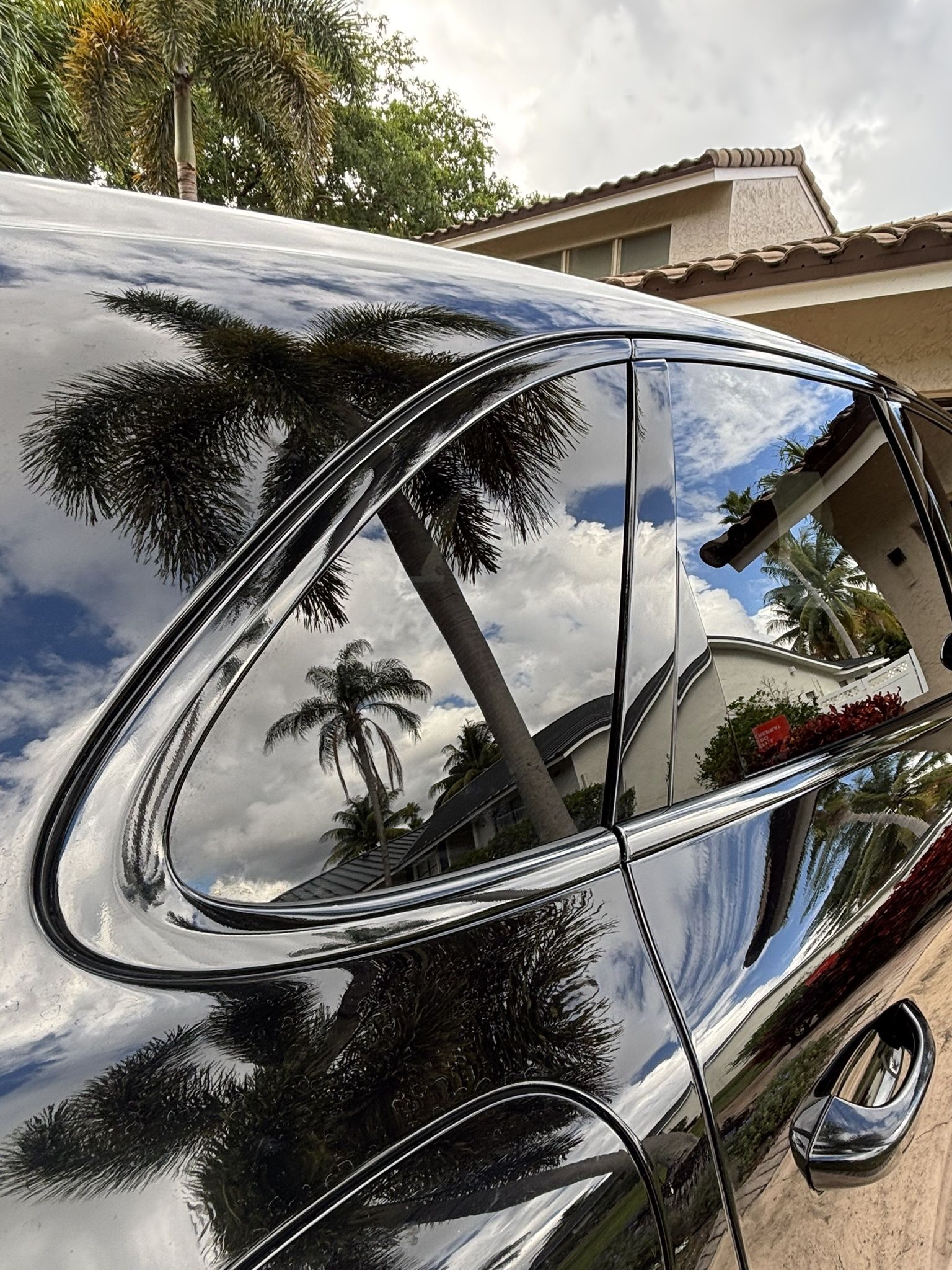 Chrome Wrapped In Black Vinyl