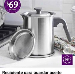 Recipiente para guardar aceite