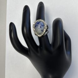 Beautiful and colorful Sodalite Ring.