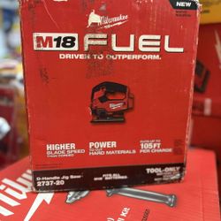 Milwaukee New Jig Saw 18M Fuel 