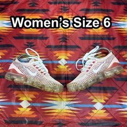 Nike Air VaporMax Flyknit 3 Sunset Tint Women's Shoes Size 6 AJ6910-602 Pink