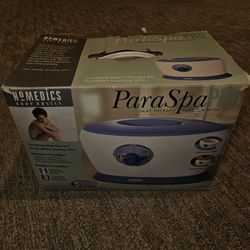 HoMedics ParaSpa Mini PAR-100 paraffin bath heat therapy system. 
