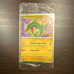 PokémonXP 2026 Exclusive Stamp Rayquaza Promo Cards Sealed