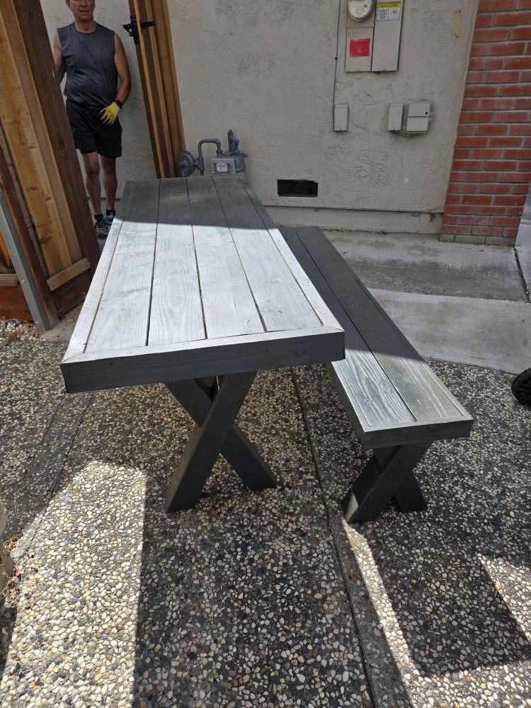 Table and Bench .. FREE