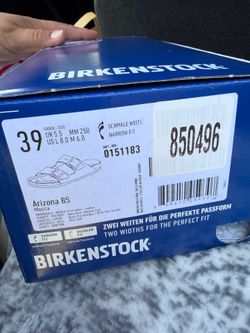 Birkenstock Ladies size 8, men’s size 6