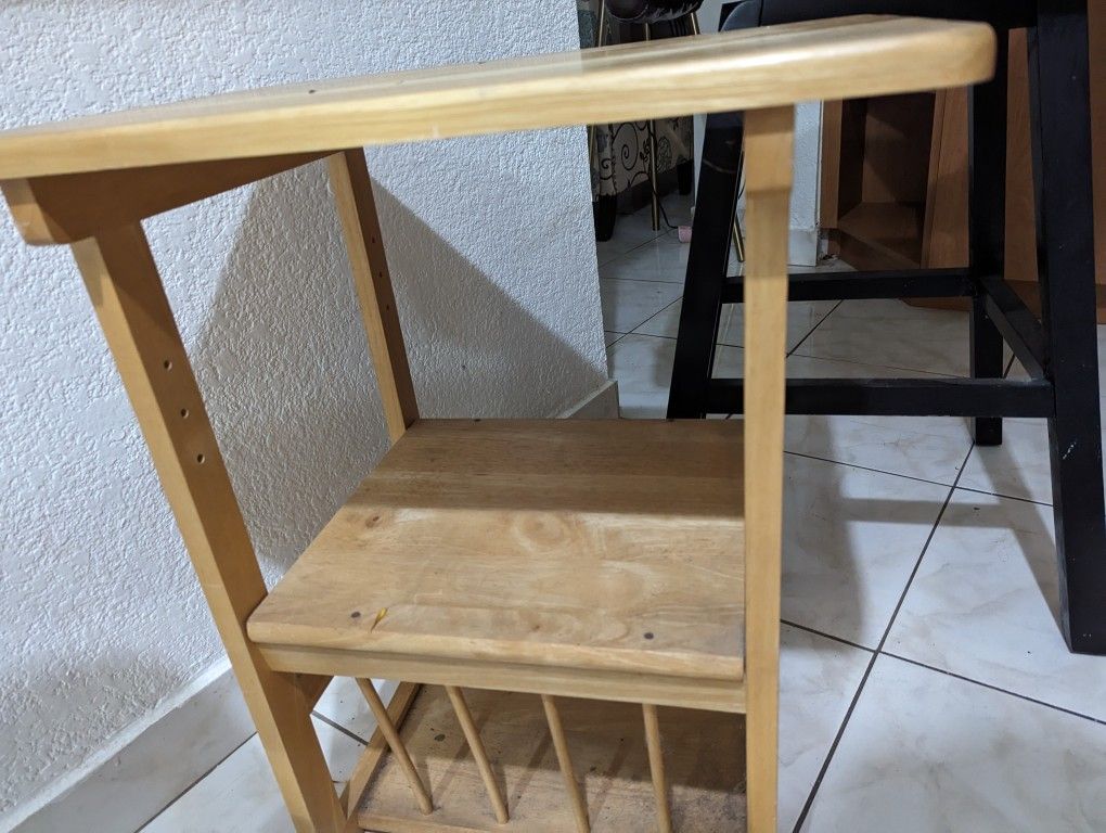 Small Table With Bottom Shelf