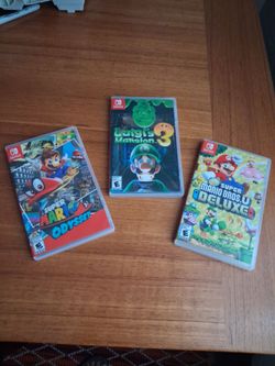 Super Mario Nintendo Switch games