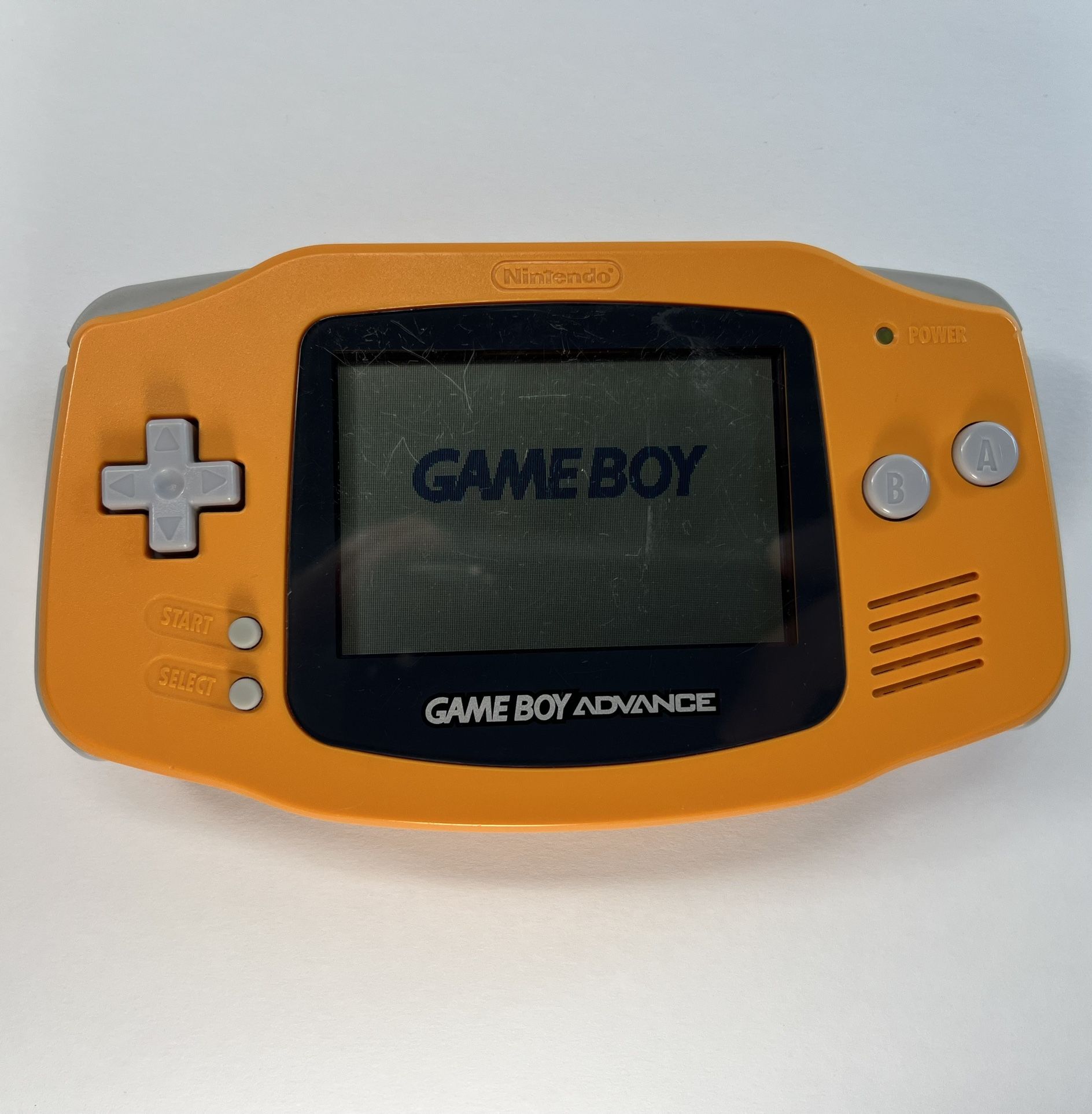 Nintendo GameBoy Advance GBA Orange Spice Console